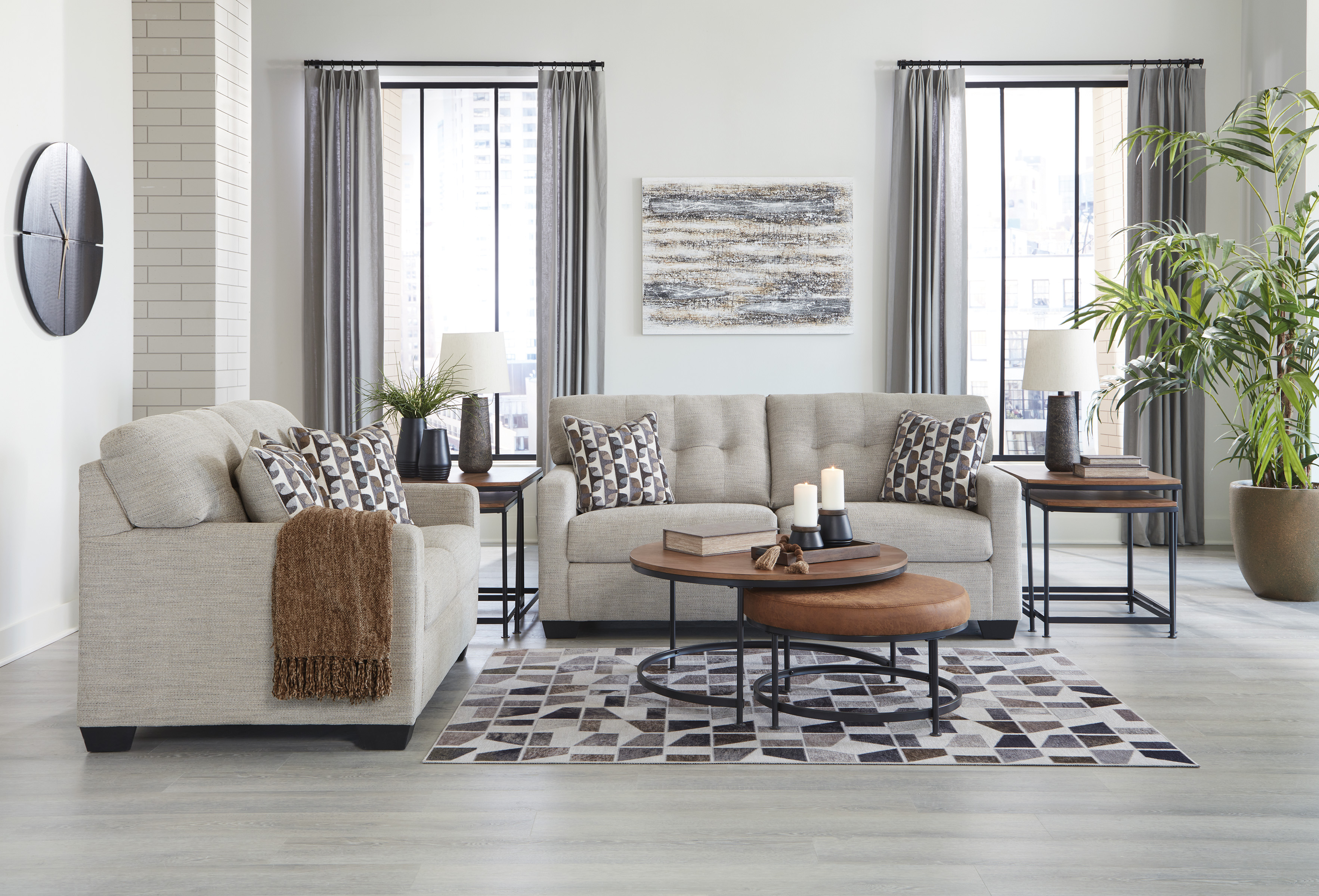 Mahoney Sofa and Loveseat image 1